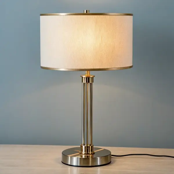 Lampe de table en verre